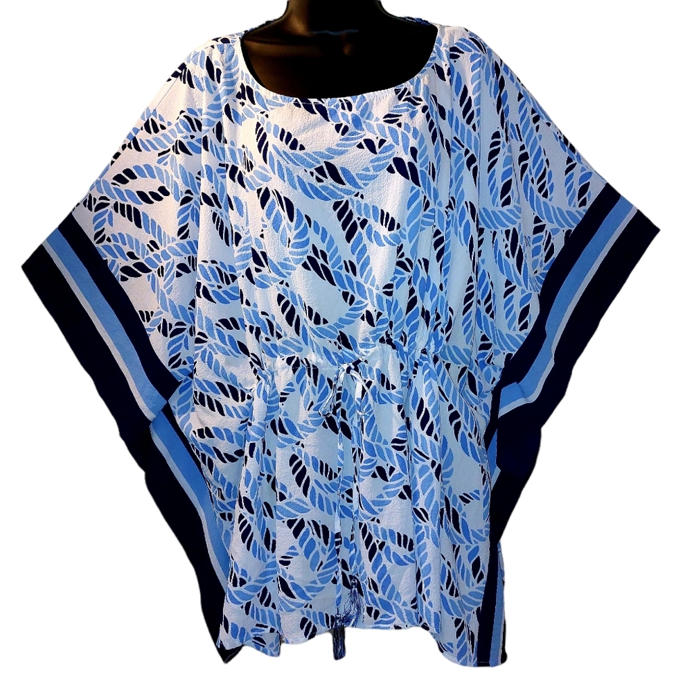 RAFAELLA ROPE PRINT CAFTAN - Picture 7 of 11